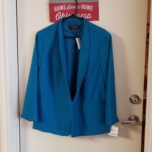 Kasper teal lined jacket. NWT. 18W